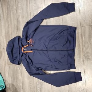 EUC Nike Team Illinois Nike Fit Boys sz M(8-10) sweatshirt w/hoodie zipper front